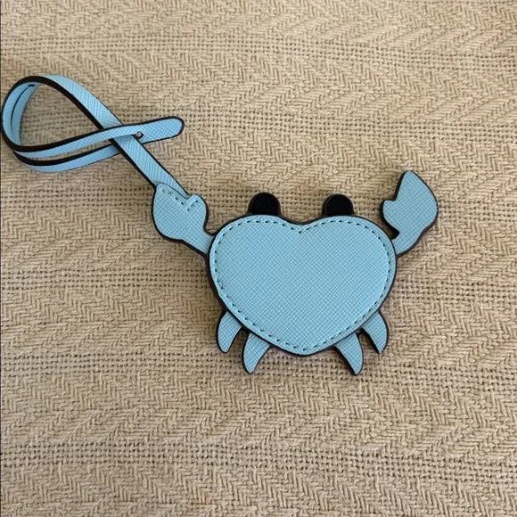 NWOT Kate Spade Blue Crab-Shaped Purse Backback or Luggage tag or tassel - Picture 3 of 4